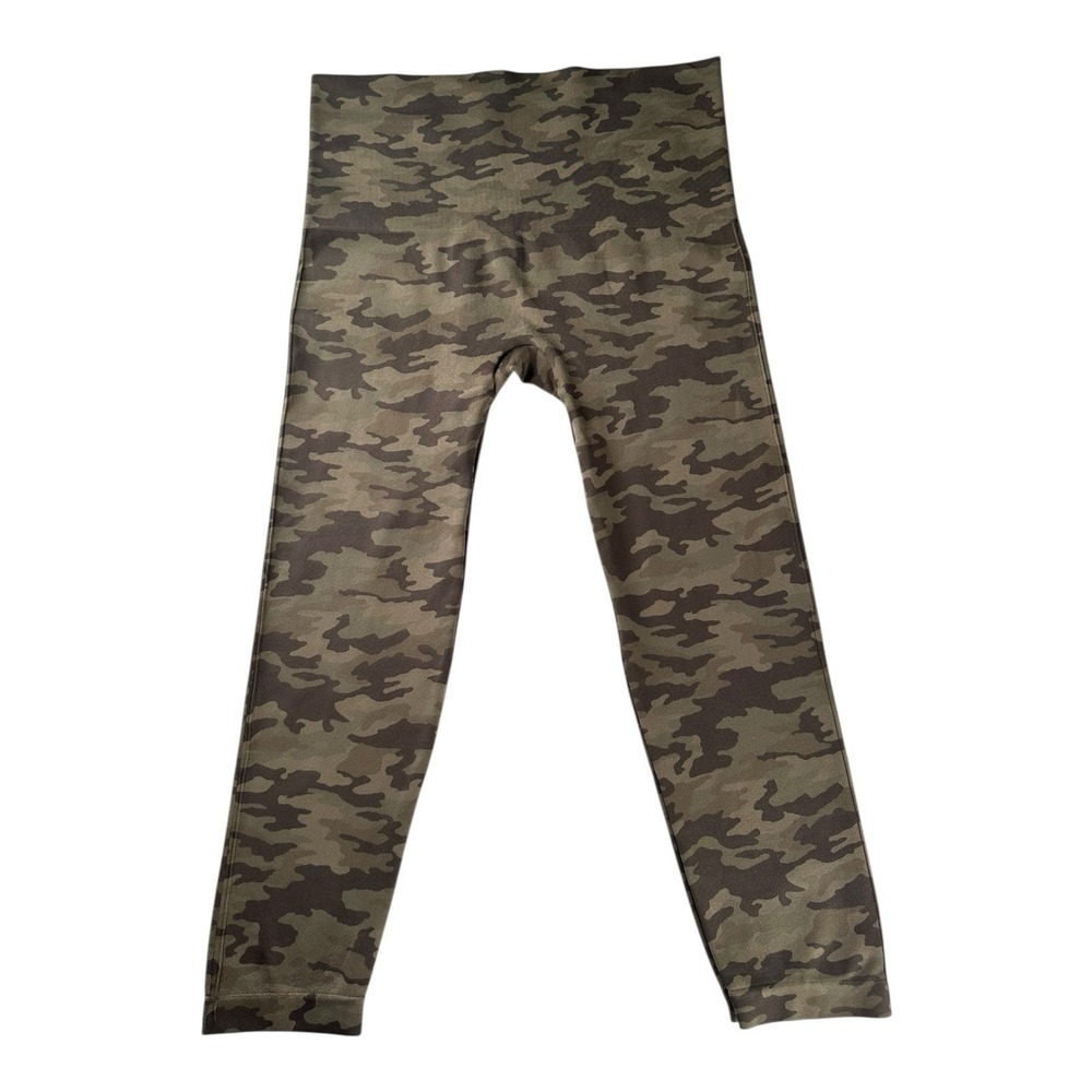 Spanx Leggings‎ Women's 1X Brown Camo Look At Me Now Seamless Shaping - Picture 4 of 13